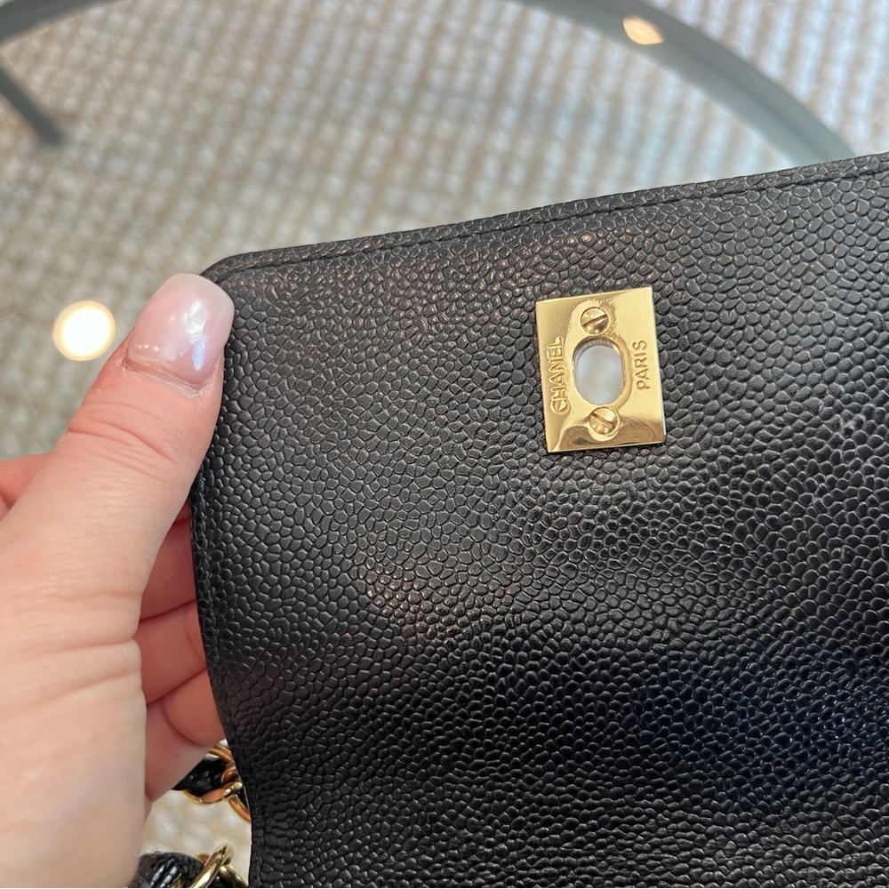 Chanel Black Caviar Shopping Tote - Picture 11 of 16